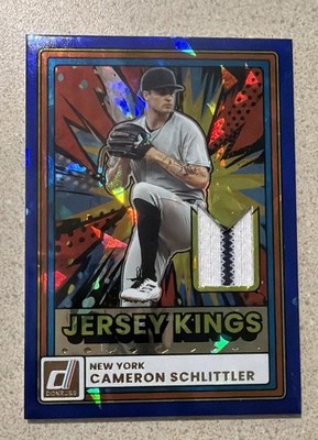 2026 Panini Donruss - Jersey Kings Cam Schlittler #JK-CS (MEM, RC)