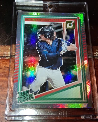 ROMAN ANTHONY - Rainbow Holofoil refractor Rated Rookie - INVESTMENT Card