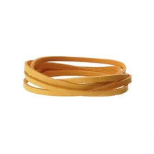 Silver Creek Realeather Deerskin Leather Lace, 0.2"x50', Gold, 1 Spool