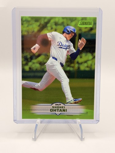 2025 Stadium Club Lime Green Foil Shohei Ohtani Los Angeles Dodgers #58
