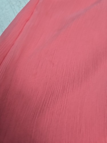 REGENCY Bridgeton Coral Ruffled Pleated Waist Sash Prom Party Gown Sz6 - Picture 7 of 8