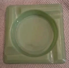Vintage Fire King jadeite ashtray Made in USA collectible oven glass