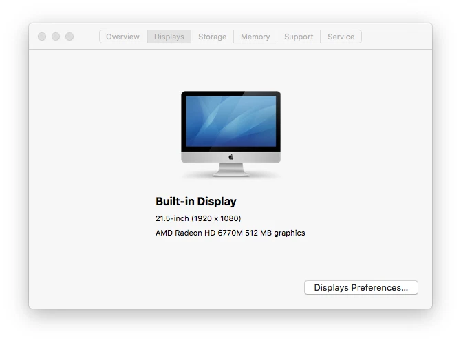 Apple iMac 21.5" (Mid-2011) i7 2.8GHz / 16GB RAM / 250GB SSD / Radeon HD 6770M 5 - Image 3 of 4