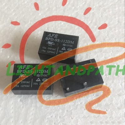 10Pcs AFE BPD-SS-112DM Power Relay 4 Pins Replace HF7520 012-HSTP G5CA-1A-E 12V