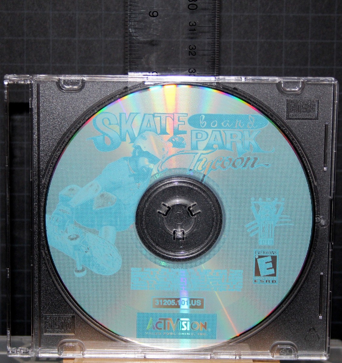 "SKATE BOARD PARK TYCOON" Activision WIN Vista/2000/XP PC Game Vintage 2001