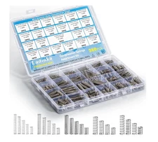 380PCS Stainless Steel Compression Springs Assortment Kit - Small & Tiny Springs