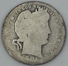 1901-O Barber / Liberty Head Quarter – 25 Cents (Silver)