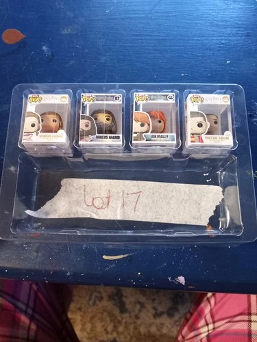 FUNKO BITTY POP LOT OF 4 3 FROM THE GOBLET OF FIRE 2024 1 FROM HARRY POTTER 2023