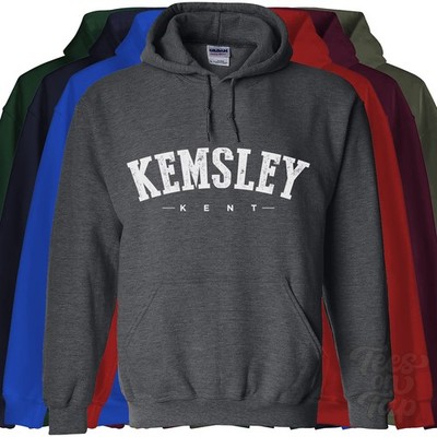 KEMSLEY KENT HOODIE Milton Regis Borough of Swale England College Uni-Stil