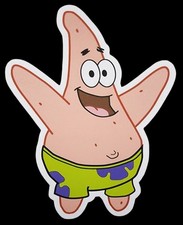 SpongeBob SquarePants Patrick Inspired Waterproof Car Decal Poster Vinyl Sticker