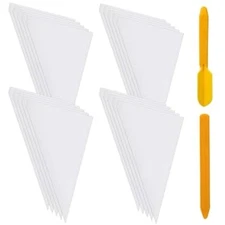 22 Pcs Tile Grout Mortar Bag with Tile Caulk Tool, 16" x 12" Heavy Duty Tear