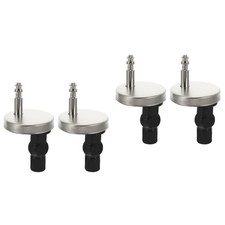Set of 2 Quick Release Toilet Seat Hinges for Marinetoiler Screws Removable