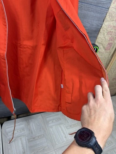 Vintage Swingster USA Made Golden Harvest Farming Jacket Men Medium Orange Ag image 12