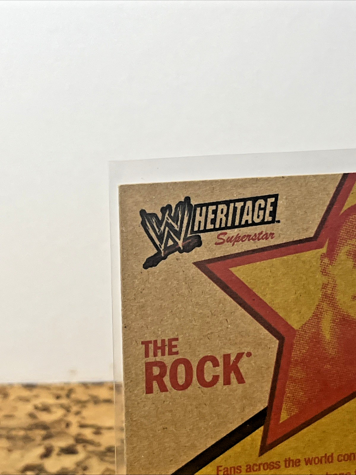 The Rock -2006 Topps Heritage II WWE wrestling (#10, Base) Dwayne Johnson, Samoa view 9