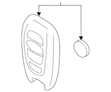 Genuine Subaru Keyless Entry Transmitter 88835FL032