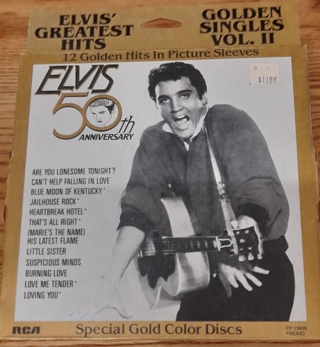 ELVIS PRESLEY ELVIS'GREATEST HITS-GOLDEN SINGLES VOL.1 & VOL.II 50th ANNIVERSARY - Picture 2 of 21