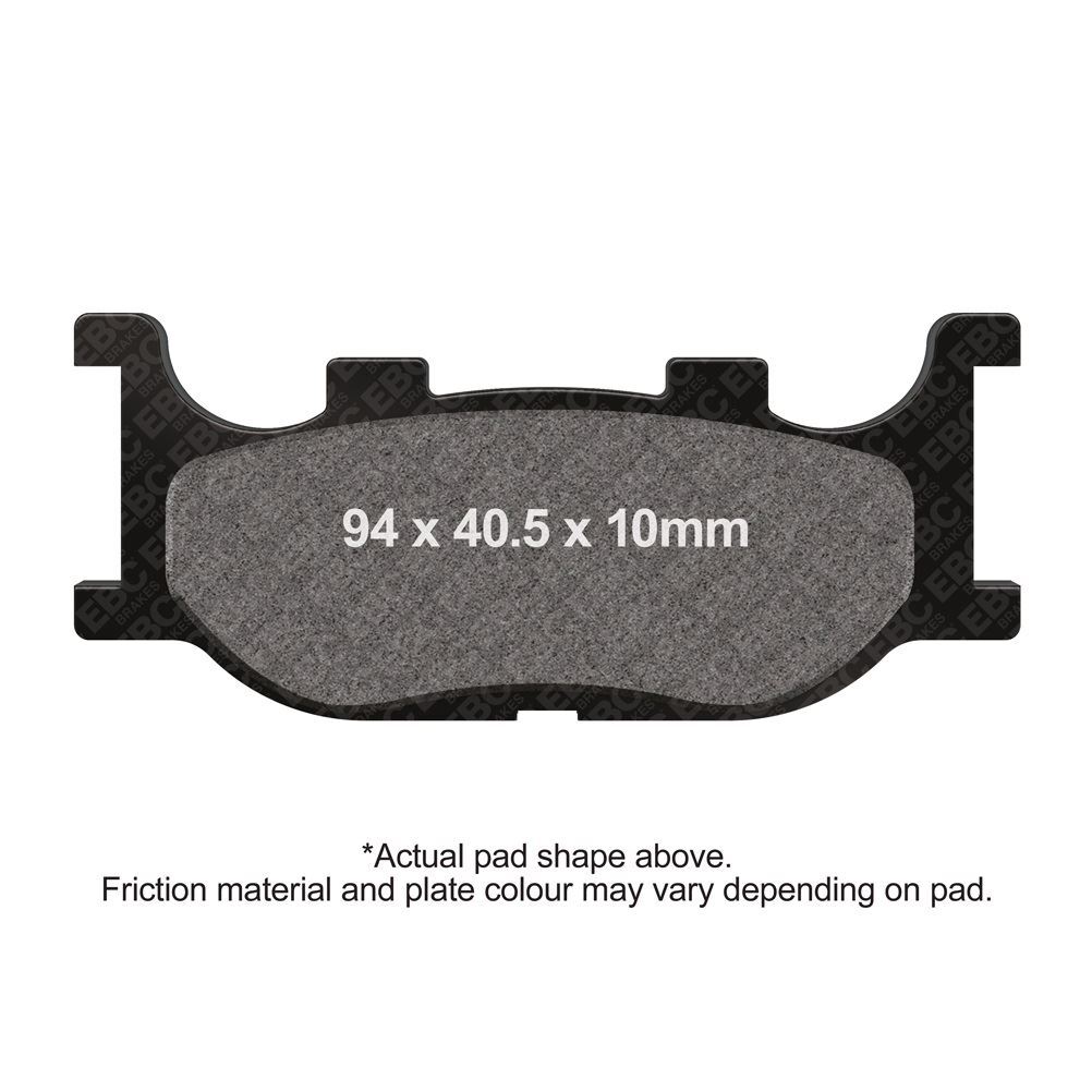 EBC V Pad Semi Sintered Brake Pads Front Left Yamaha XVS 1100 Dragstar 1999-2004