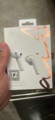 AirBuds Air 4 True Wireless Earbuds White/Gold w/ Charging Case