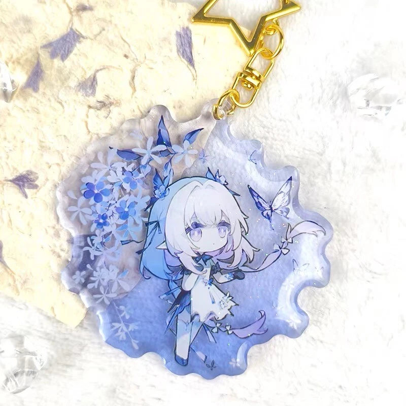 Honkai: Star Rail Herta Mydei Castorice Phainon Aglaea Resin keychain Keyring - Image 2 of 4
