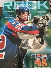 Program Lacrosse Toronto Rock vs Calgary Roughnecks 01 16 2004 NLL Season Open