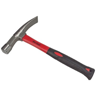24 Unzen GFBERGLAS ZIEGEL MAUERWERK HAMMER STAHLKOPF GLASFASER SCHAFT GRIFF