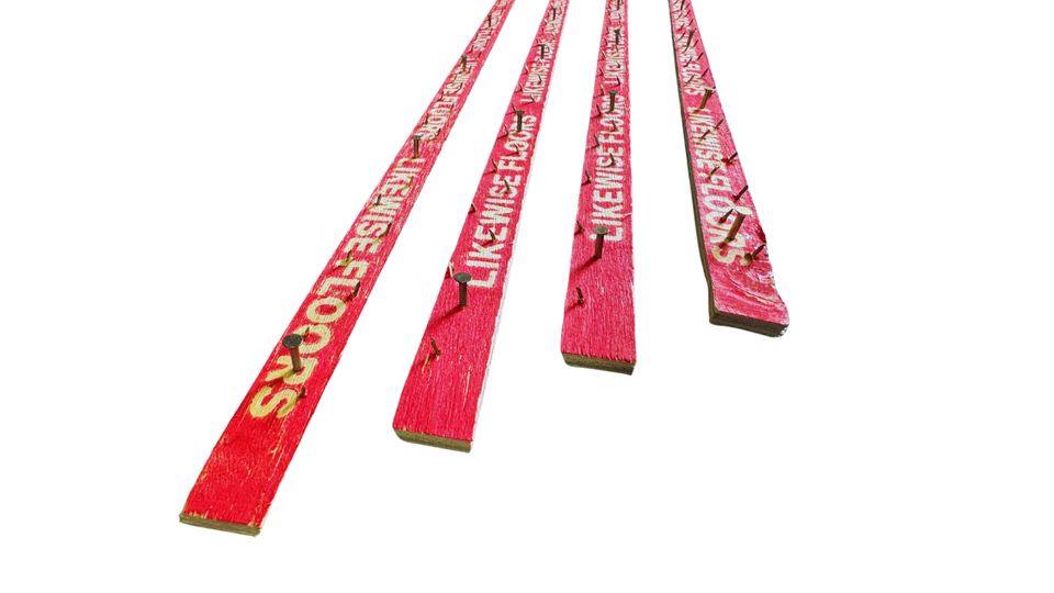 40ft pack Carpet Gripper Rods / Tacks Stairs Carpet Wood or Concrete