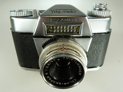 VOIGTLANDER BESSAMATIC 美品 Vintage Voigtlander Bessamatic 35mm f. Camera w. 50/2.8 SKOPAR X
