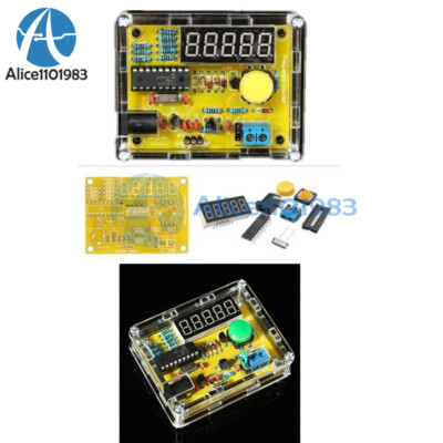 1Hz-50MHz Crystal Oscillator Tester Frequency Counter Meter DIY Kits + Case