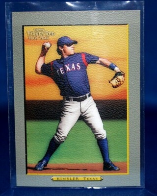 2005 Turkey Red Ian Kinsler First Year Texas Rangers #285