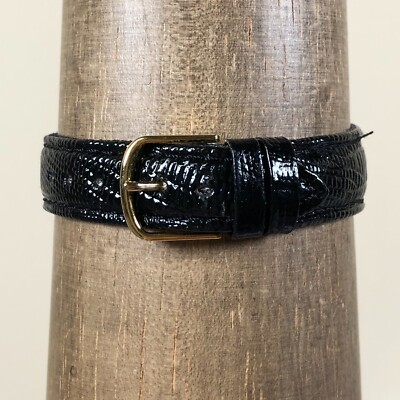 Vintage Marilyn Monroe Women 1926-1962 Black Leather 32mm