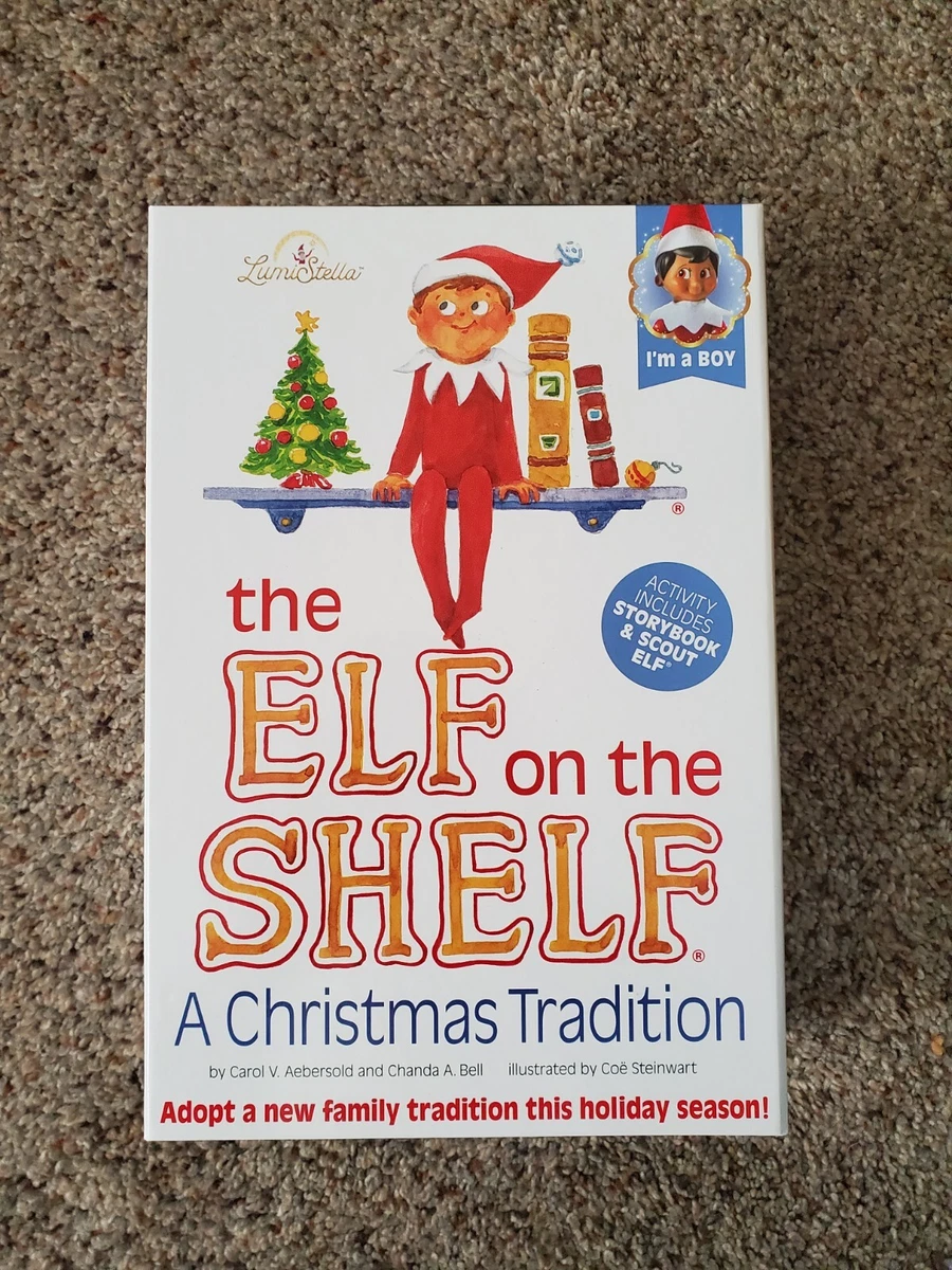 Elf On The Shelf EMPTY BOX ONLY, No Boy Doll Or Booklet