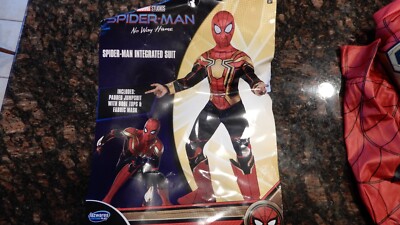 MARVEL Spider-Man No Way Home Costume Jazwares Size Child M 8-10 USED