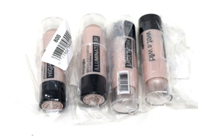 4 Wet'n Wild MegaGlo Makeup Stick Highlight WHEN THE NUDE STRIKES SEALED