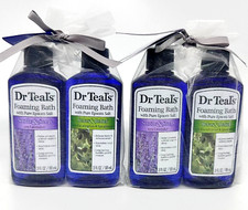 Dr Teal's Foaming Bath Epsom Salt Set Sooth RELAX  Relief 2 Sets x 2PK 3oz 