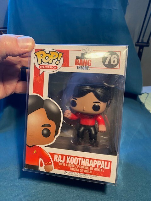 Funko Pop! Television The Big Bang Theory - Raj Koothrappali (Star Trek) #76