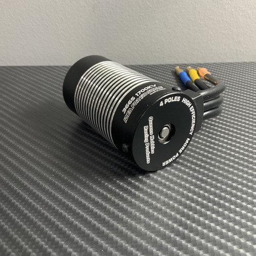 3665 1700KV Brushless Motor Fits Sensorless ESC 1/8 Buggy 1/10 Over Size Truck - Picture 4 of 4