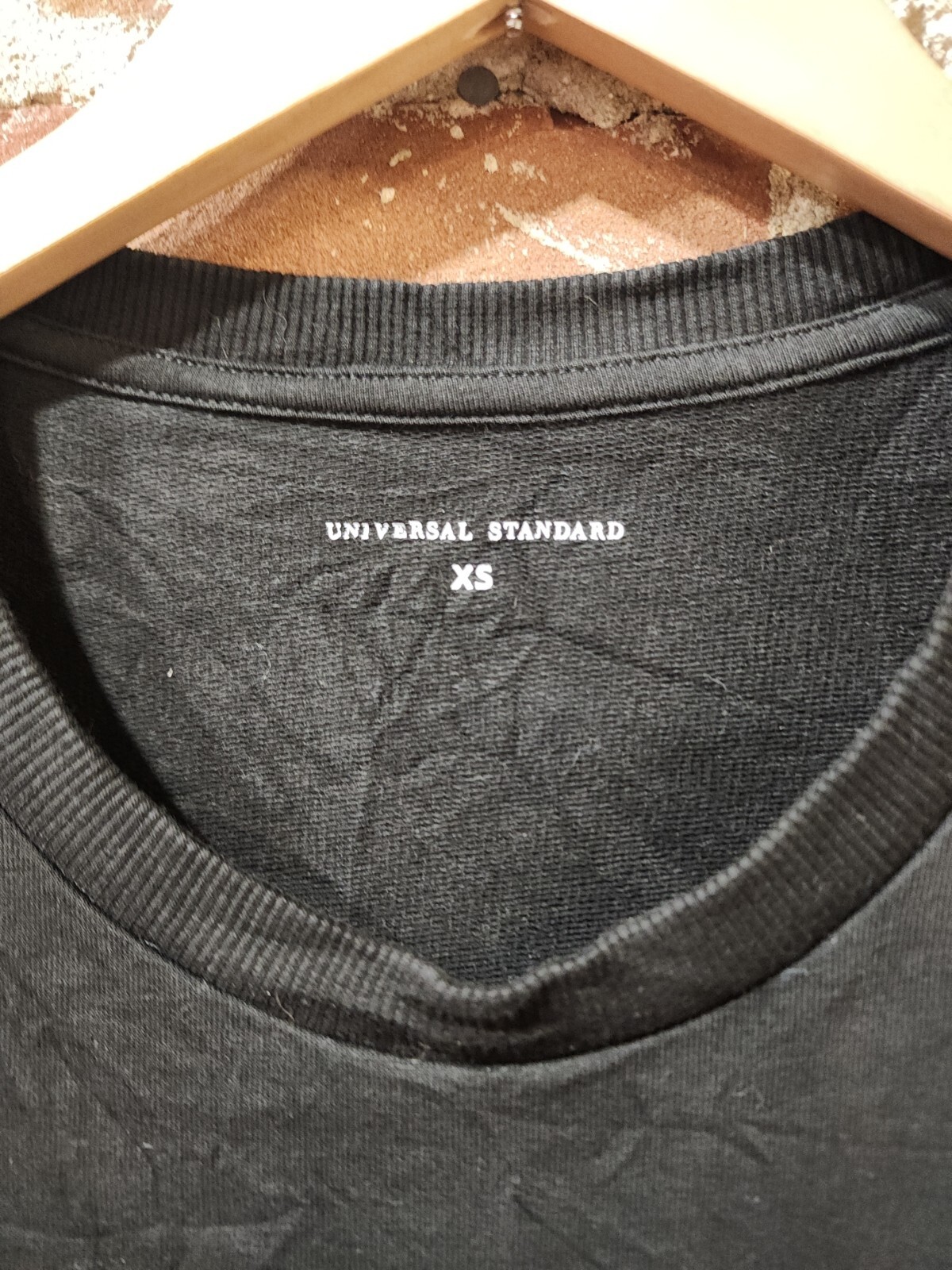 Universal standard Raglan Zip Pullover Black sz X… - image 3