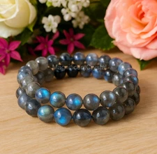 2025Bestseller 1pc Natural Labradorite Stone Bracelet Healing Energy Jewelry