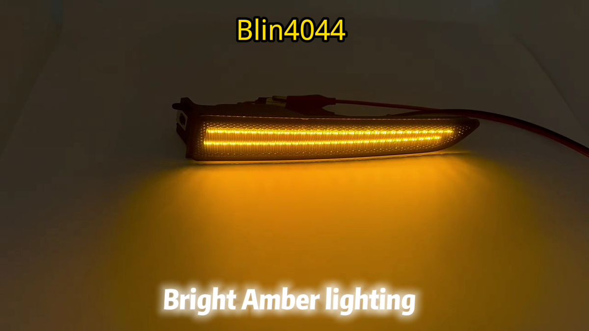 IJDM For 2010-2012 Ford Fusion Clear Lens Front Bumper Side Marker LED Lights La - Foto 10