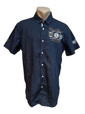 Camp David men's shirt blue multicolor size M-L