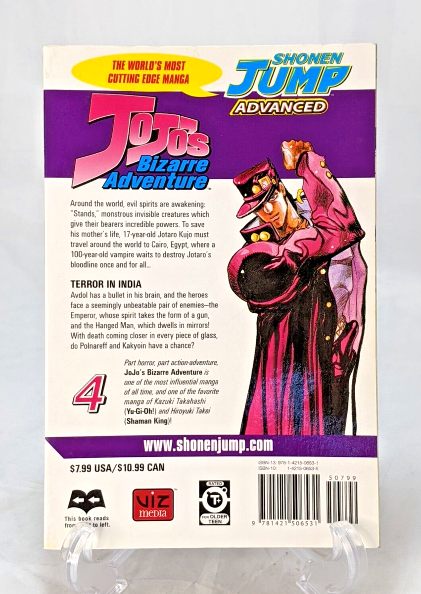 Jojo's Bizarre Adventure Part 3 Vol 4 Stardust Crusaders Manga