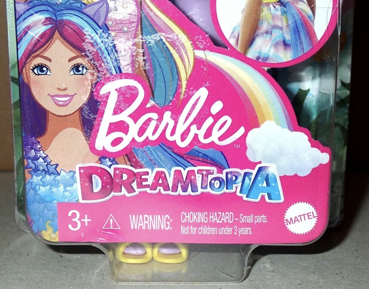 Barbie Dreamtopia-Unicorn-Fairytale Rainbow-Doll-Curvy Body- New