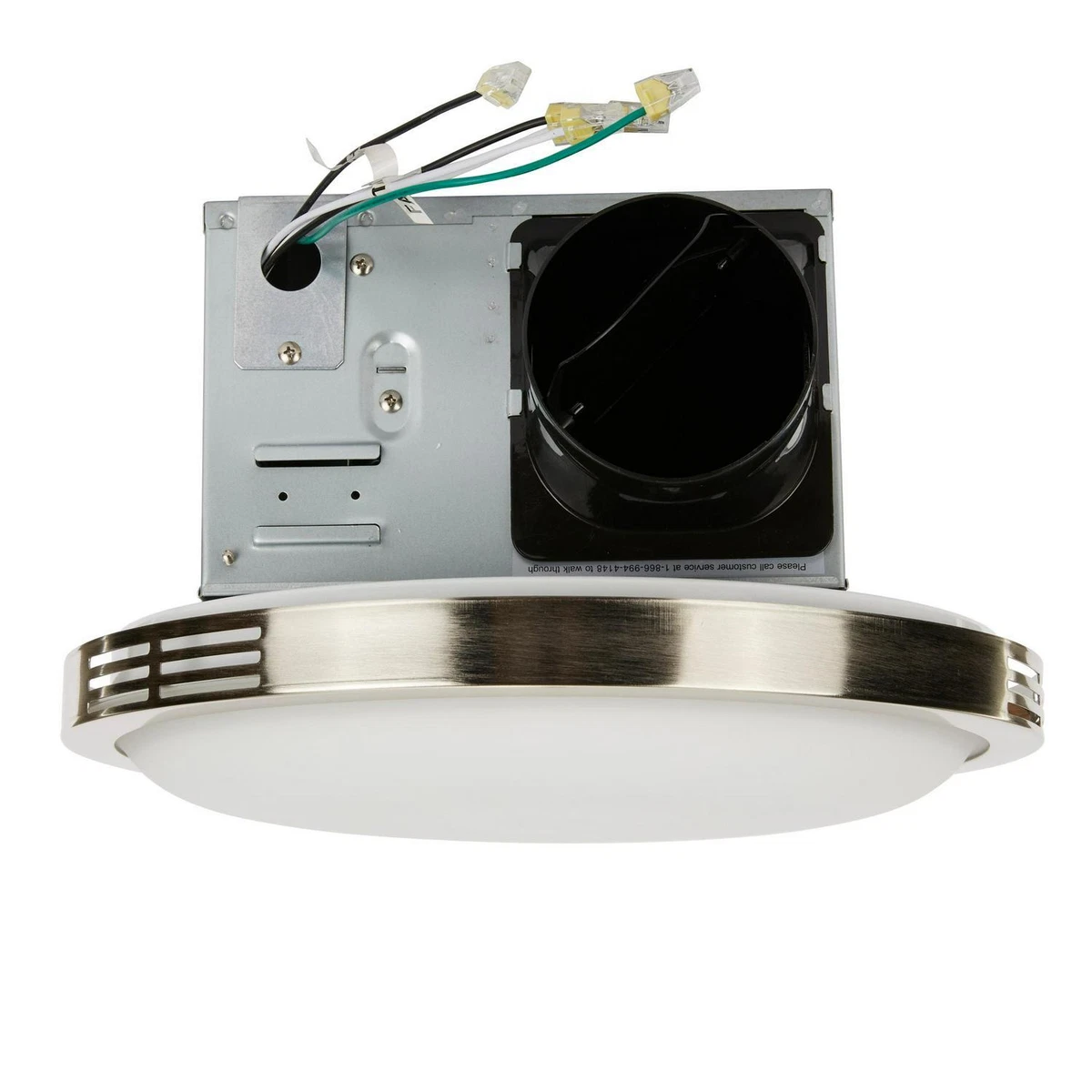 Utilitech Ventilation Fan 2-Sone 90-CFM 4 Finishes In 1 Decorative Lighted  Fan | eBay