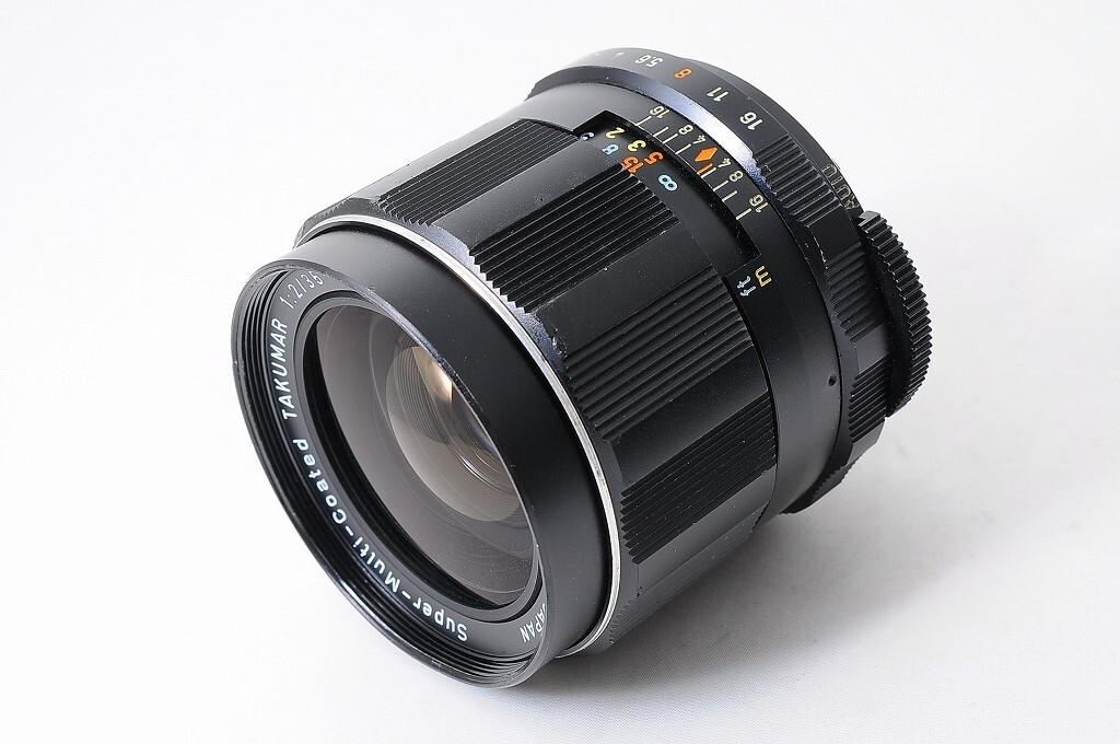 NEAR MINT+】PENTAX Super Multi Coated TAKUMAR 35mm F/2 MF