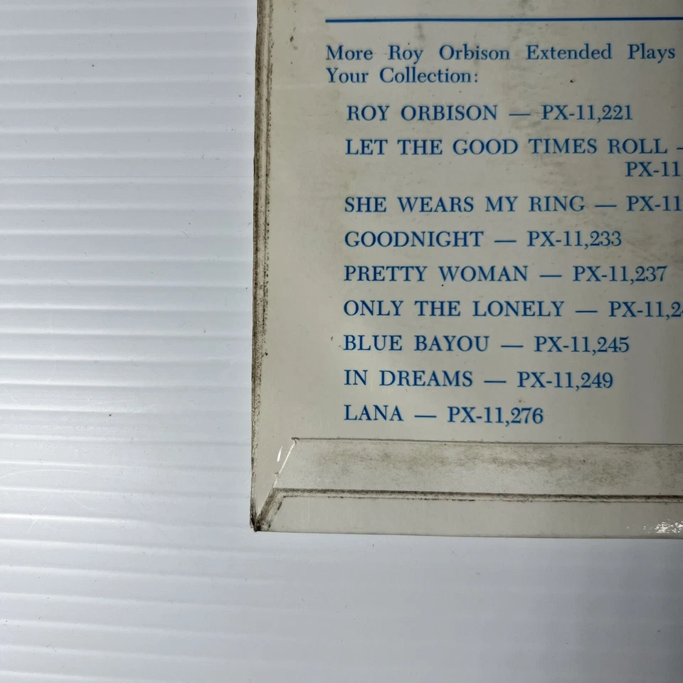 Roy Orbison - I Can't Stop Loving You P/C EP Rare 1966 Oz Press Monument - Image 3 of 4