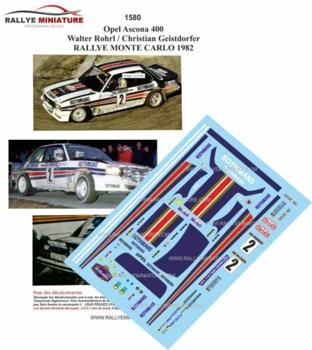 Modellini statici di auto da corsa Rally scala 1:43 per Opel