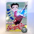 Betty Boop Drink Boopsie Cola TIN SIGN metal poster vintage diner soda
