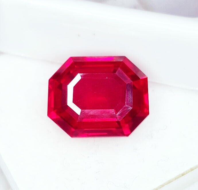 Loose Gemstone 8.17 Ct Natural Red Ruby Certified Madagascar Ruby Gems - Picture 7 of 8