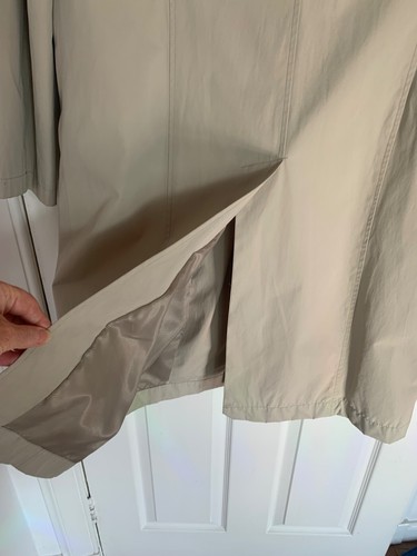 John Lewis mens beige trench coat raincoat, lined, size M - Picture 5 of 13