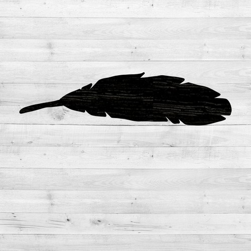 Feather Cut out, Wood plaque sign,wood Crafts,Craft supply,  - Picture 5 of 5
